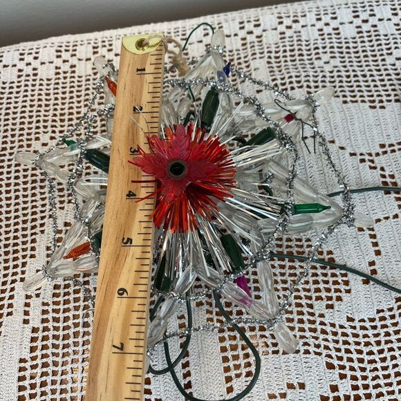 Vintage Christmas tree topper || Non functional || Christmas topper vintage - Picture 7 of 7